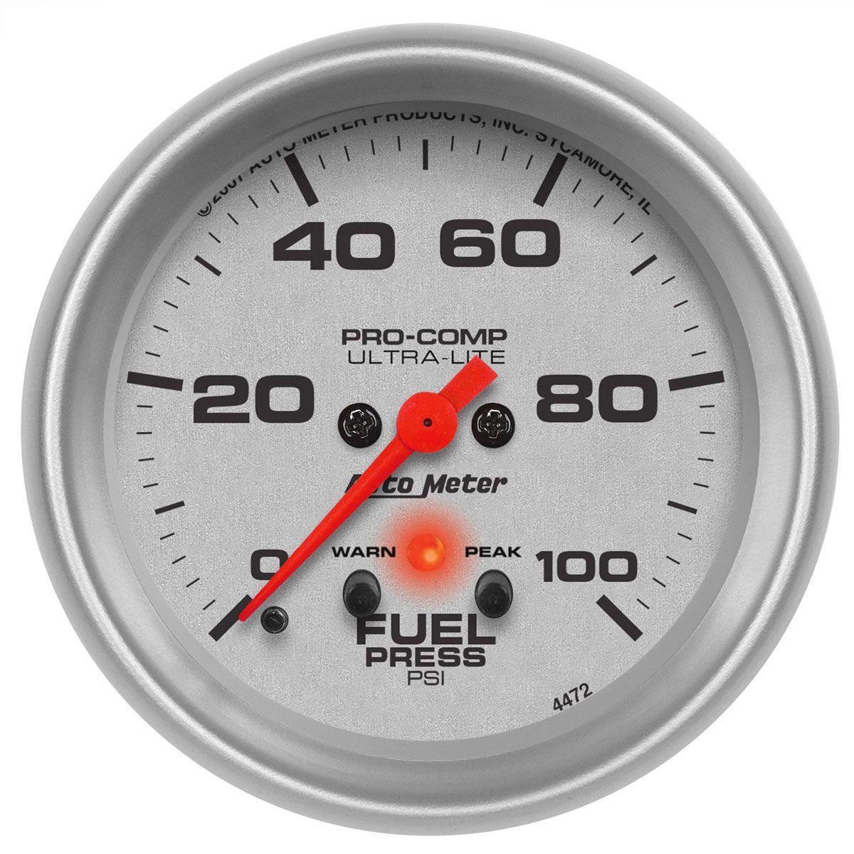 AutoMeter Ultra-Lite Series Fuel Pressure Gauge (AU4472) AU4472