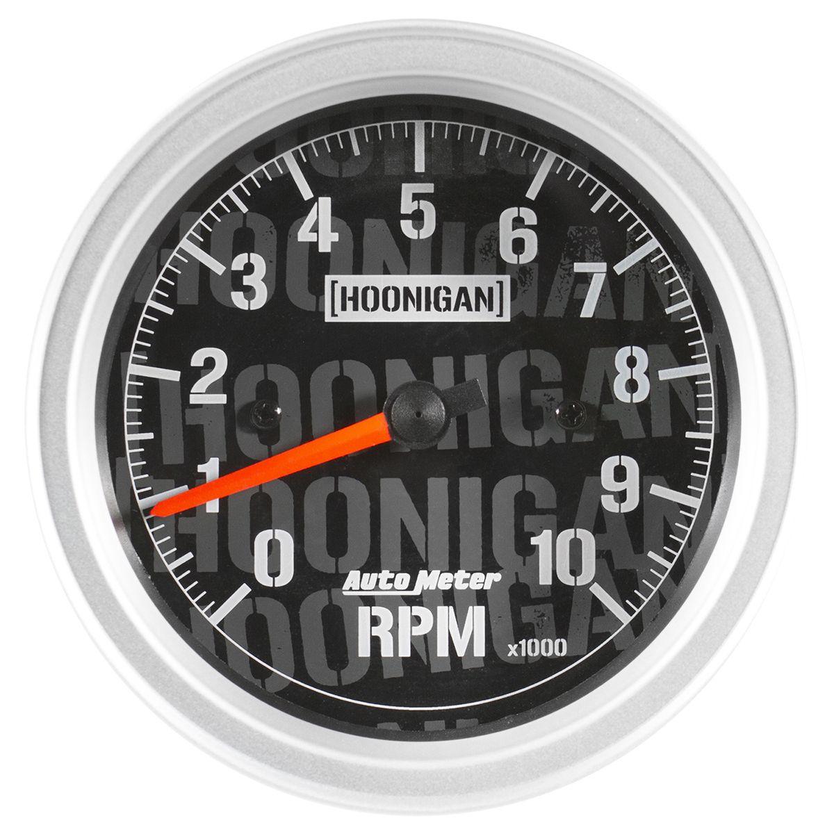 AutoMeter Hoonigan Series 3-3/8" In-Dash 10,000 RPM Tachometer (AU4497-09000) AU4497-09000