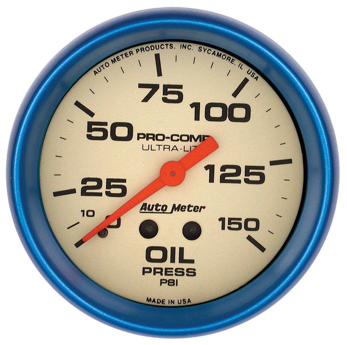Autometer Ultra-Nite Series Oil Pressure Gauge (AU4523) AU4523