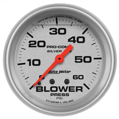 AutoMeter Ultra-Lite Series Blower Pressure Gauge (AU4602) AU4602