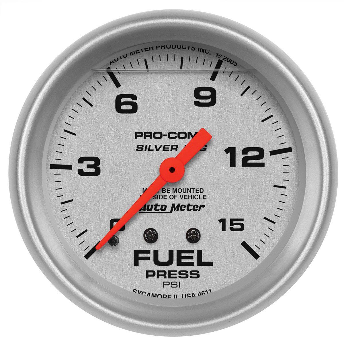 AutoMeter Ultra-Lite Series Fuel Pressure Gauge (AU4611) AU4611
