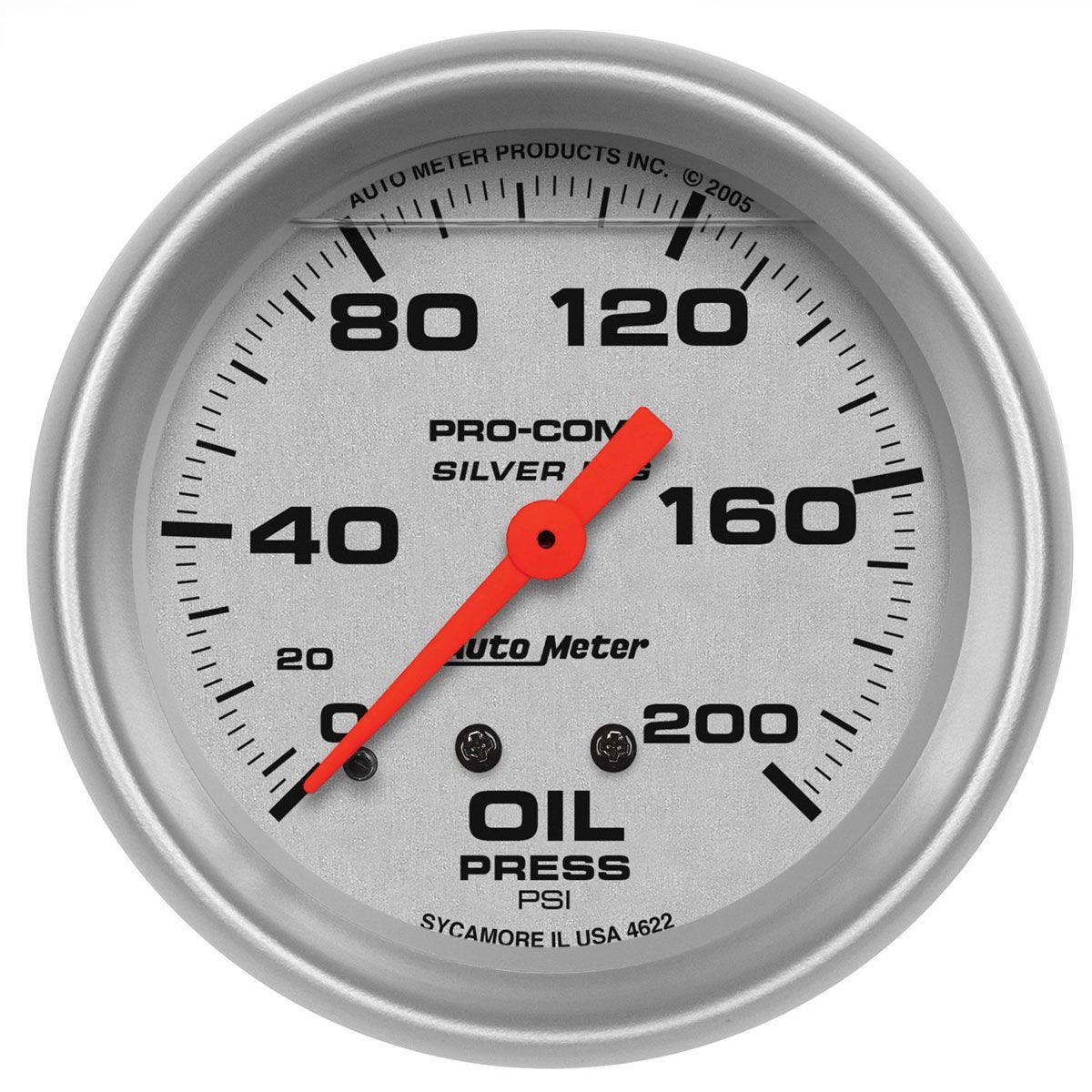 Autometer Ultra-Lite Series Oil Pressure Gauge (AU4622) AU4622