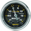AutoMeter Carbon Fiber Series Boost/Vacuum Gauge (AU4701)