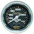 AutoMeter Carbon Fiber Series Water Temperature Gauge (AU4732) AU4732