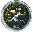 AutoMeter Carbon Fiber Series Oil Temperature Gauge (AU4741) AU4741