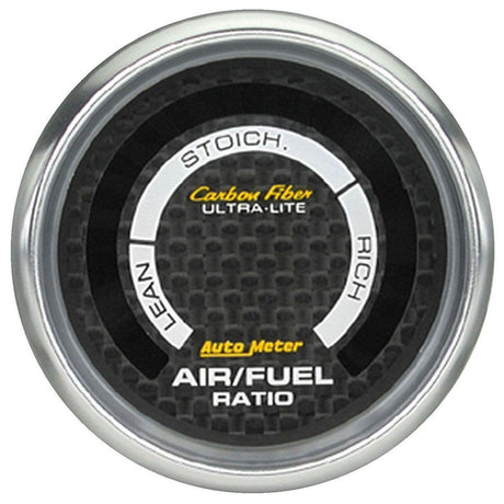 Autometer Carbon Fiber Series Air / Fuel Ratio Gauge (AU4775) AU4775