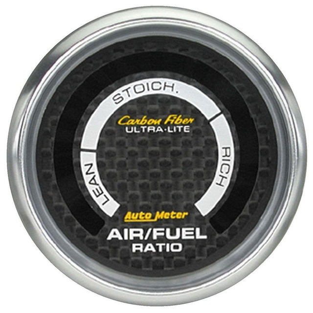 Autometer Carbon Fiber Series Air / Fuel Ratio Gauge (AU4775) AU4775