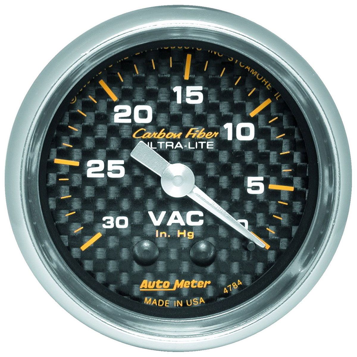 AutoMeter Carbon Fiber Series Vacuum Gauge (AU4784)