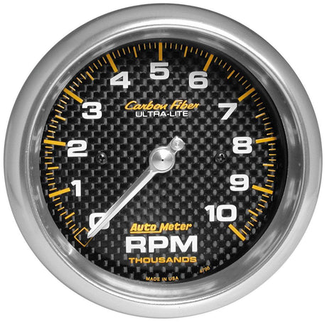 AutoMeter Carbon Fiber Series Tachometer (AU4798) AU4798