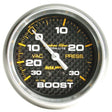AutoMeter Carbon Fiber Series Boost/Vacuum Gauge (AU4803) AU4803