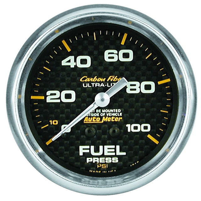 AutoMeter Carbon Fiber Series Fuel Pressure Gauge (AU4812)