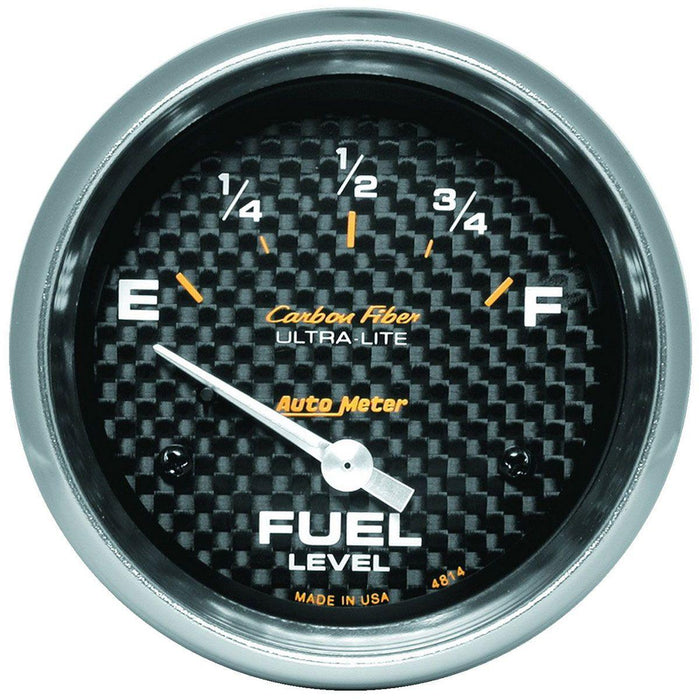 Autometer Carbon Fiber Series Fuel Level Gauge (AU4814)