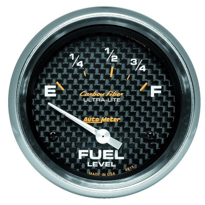 Autometer Carbon Fiber Series Fuel Level Gauge (AU4815)