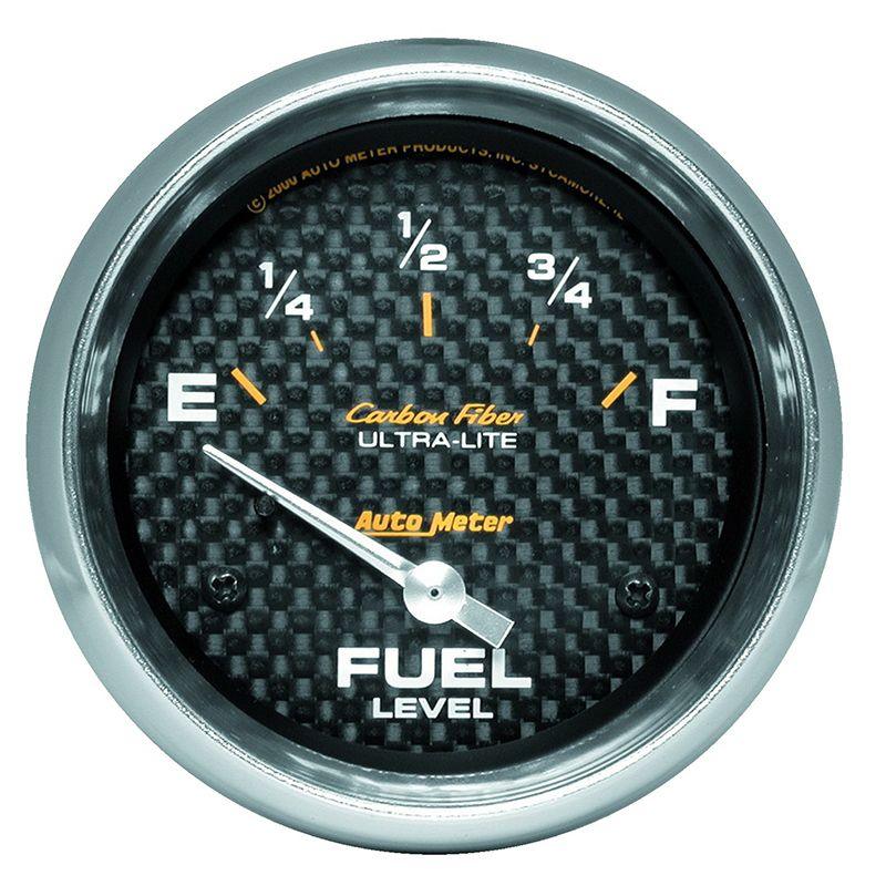 AutoMeter Carbon Fiber Series Fuel Level Gauge (AU4816) AU4816