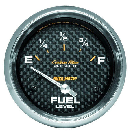 AutoMeter Carbon Fiber Series Fuel Level Gauge (AU4816) AU4816
