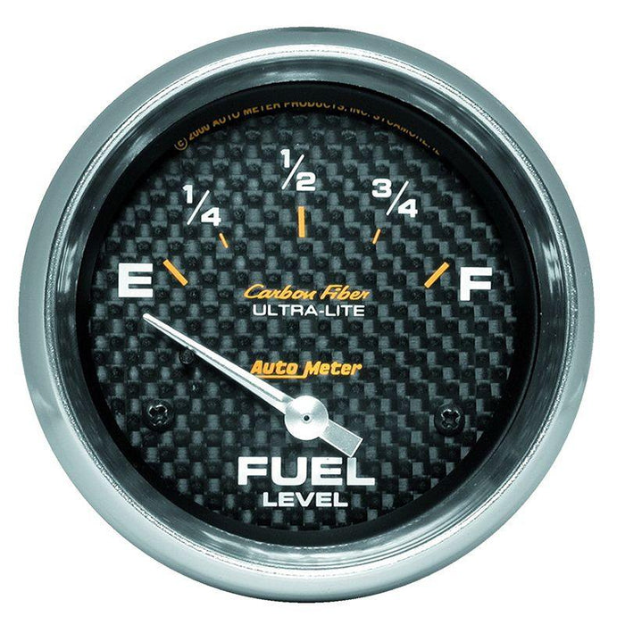 Autometer Carbon Fiber Series Fuel Level Gauge (AU4816)