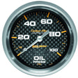 Autometer Carbon Fiber Series Oil Pressure Gauge (AU4821) AU4821
