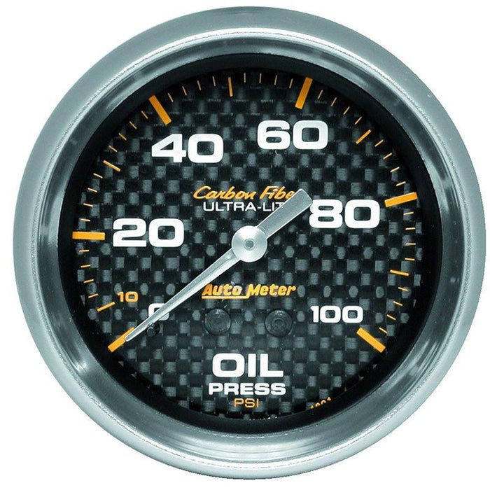 Autometer Carbon Fiber Series Oil Pressure Gauge (AU4821)