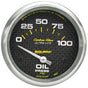 Autometer Carbon Fiber Series Oil Pressure Gauge (AU4827) AU4827