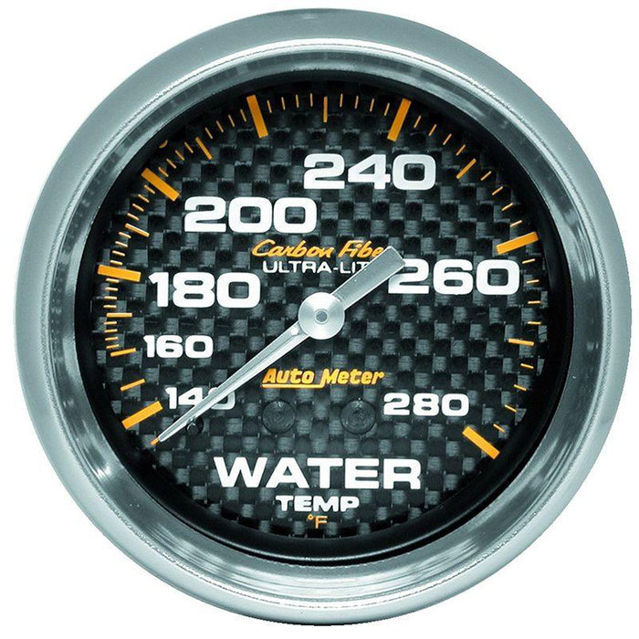 Autometer Carbon Fiber Series Water Temperature Gauge (AU4831)