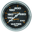 AutoMeter Carbon Fiber Series Water Temperature Gauge (AU4832) AU4832