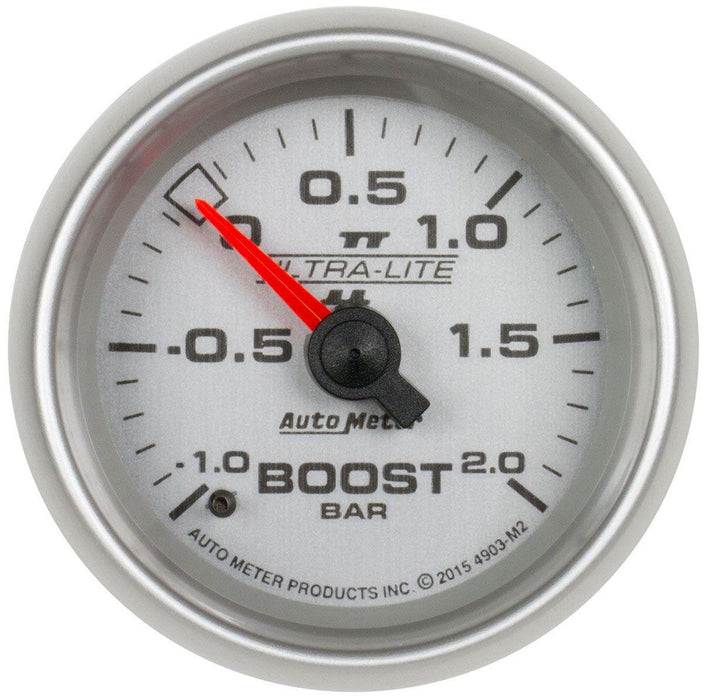 Autometer Ultra-Lite II Boost/Vacuum Gauge (AU4903-M2)