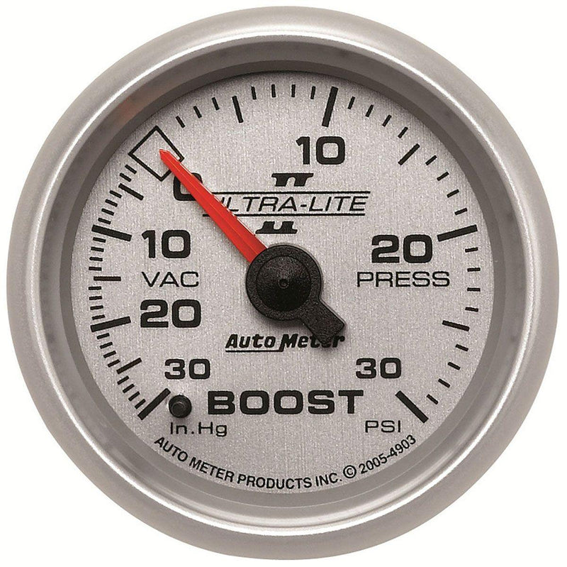 Autometer Ultra-Lite II Series Boost/Vacuum Gauge (AU4903) AU4903