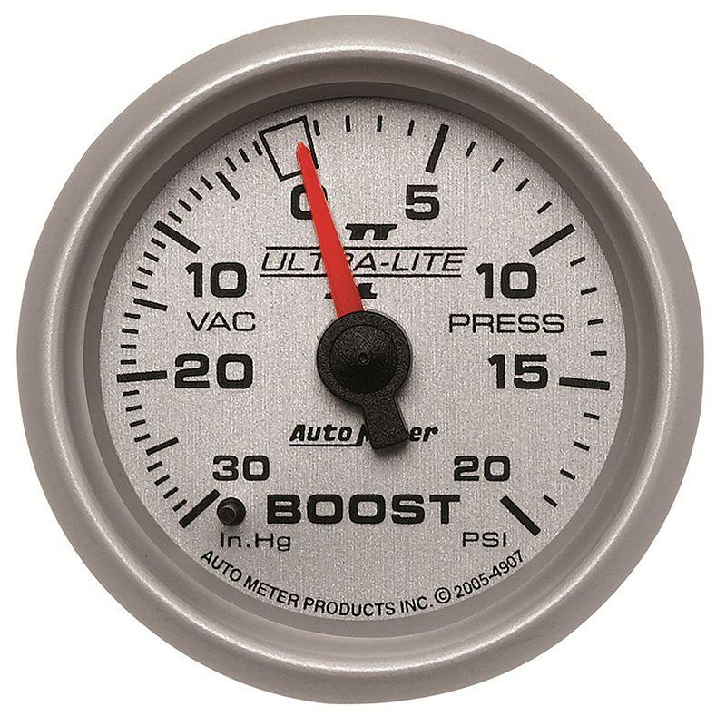 Autometer Ultra-Lite II Series Boost/Vacuum Gauge (AU4907) AU4907