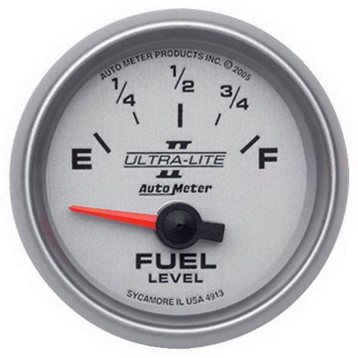 Autometer Ultra-Lite II Series Fuel Level Gauge (AU4913)