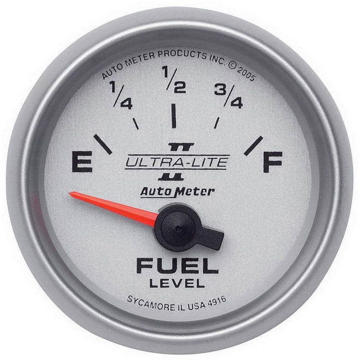 Autometer Ultra-Lite II Series Fuel Level Gauge (AU4916)