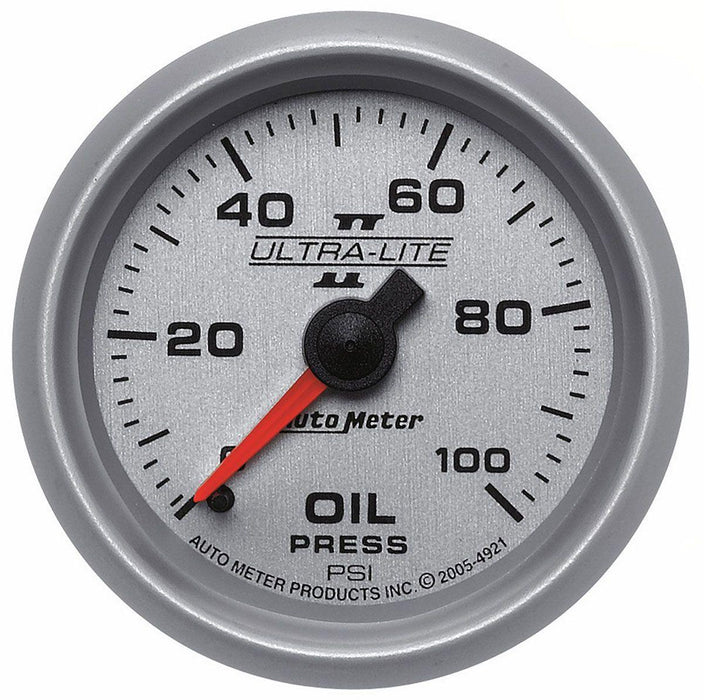 Autometer Ultra-Lite II Series Oil Pressure Gauge (AU4921)