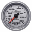 AutoMeter Ultra-Lite II Series Water Temperature Gauge (AU4931) AU4931