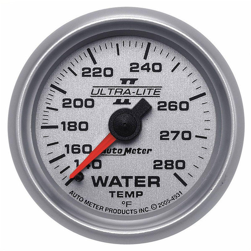 Autometer Ultra-Lite II Series Water Temperature Gauge (AU4931) AU4931