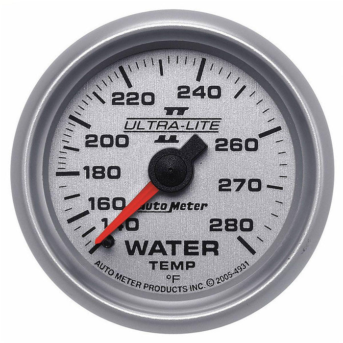 Autometer Ultra-Lite II Series Water Temperature Gauge (AU4931)