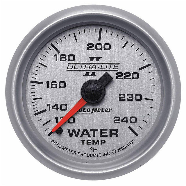 AutoMeter Ultra-Lite II Series Water Temperature Gauge (AU4932) AU4932
