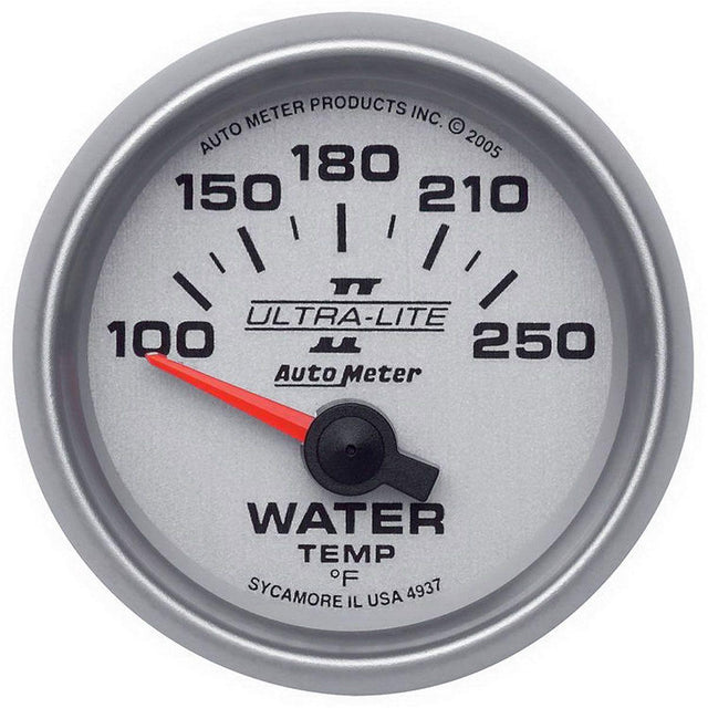 AutoMeter Ultra-Lite II Series Water Temperature Gauge (AU4937) AU4937