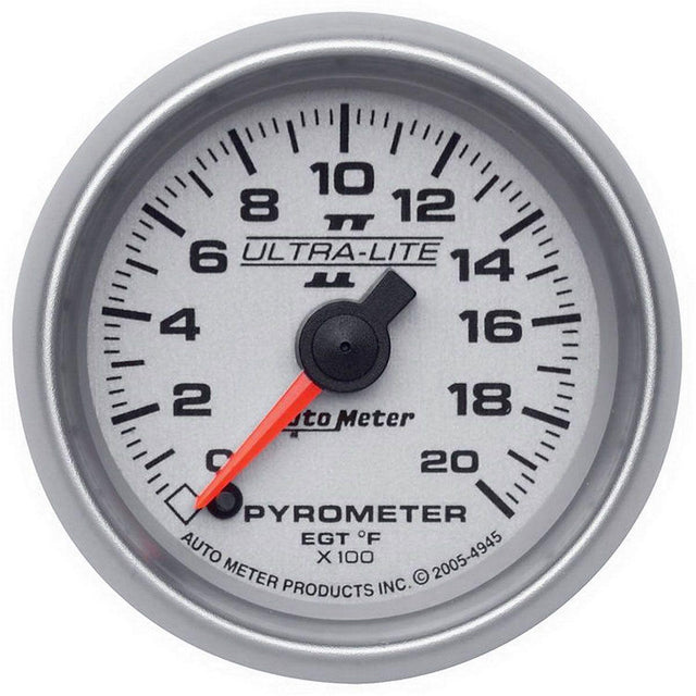 Autometer Ultra-Lite II Series Pyrometer Gauge (AU4945) AU4945