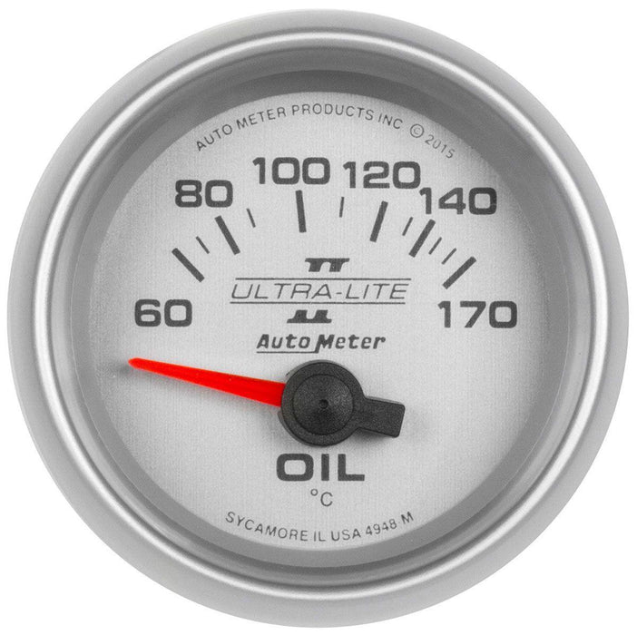 Autometer Ultra-Lite II Series Oil Temprature Gauge (AU4948-M)