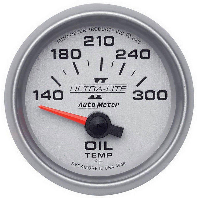 AutoMeter Ultra-Lite II Series Oil Temperature Gauge (AU4948) AU4948