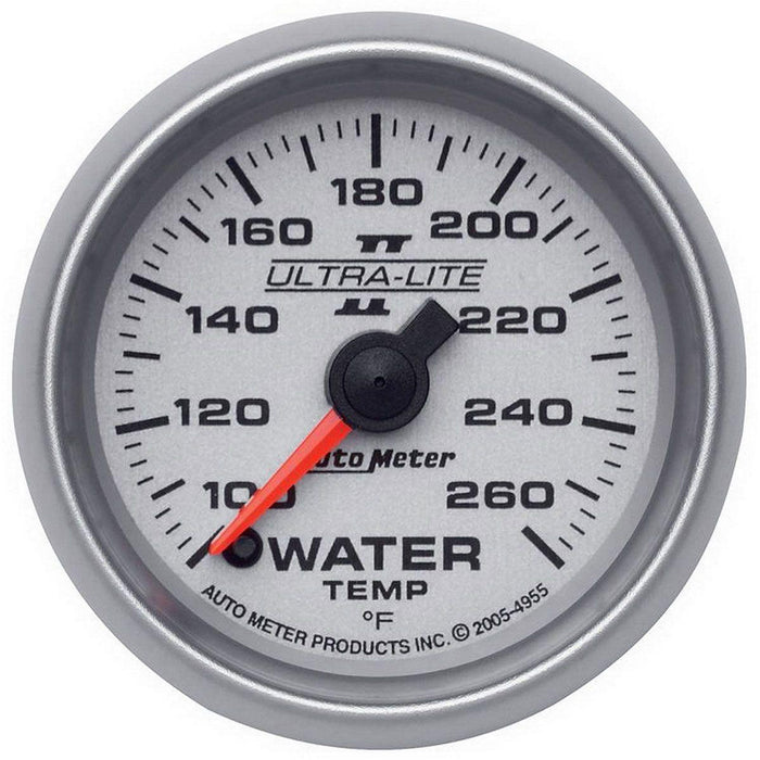 Autometer Ultra-Lite II Series Water Temperature Gauge (AU4955)