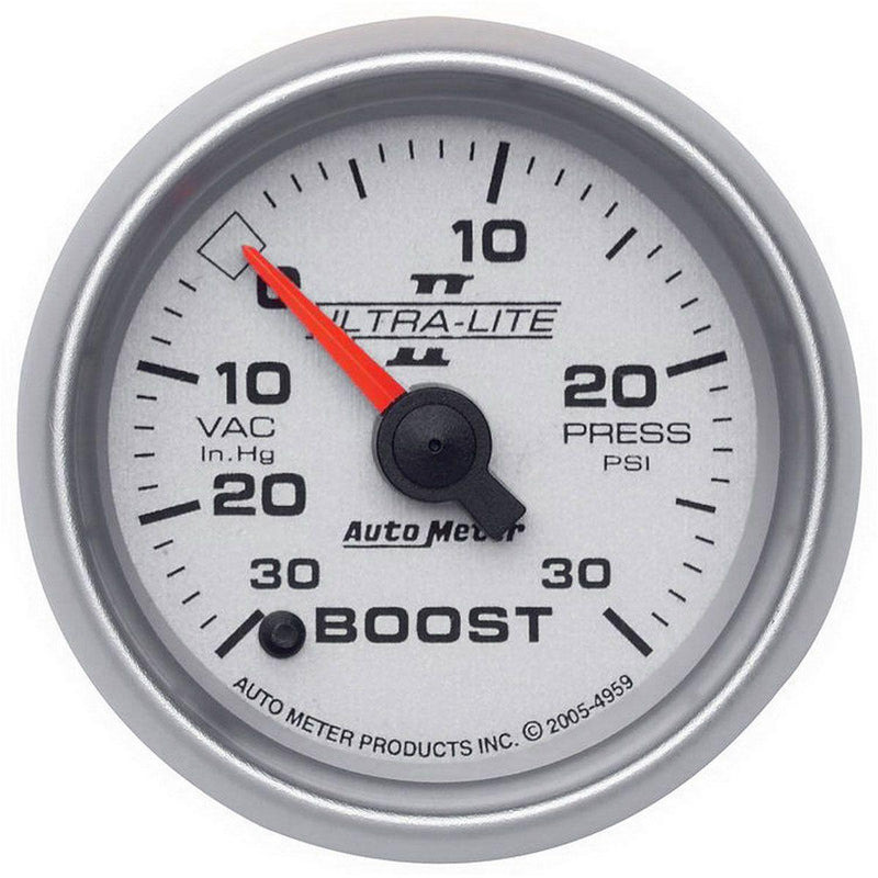 Autometer Ultra-Lite II Series Boost/Vacuum Gauge (AU4959) AU4959