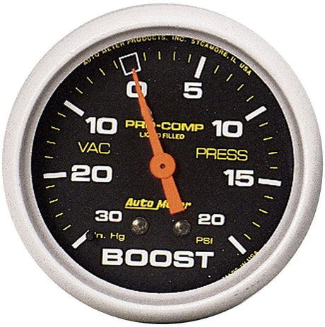 AutoMeter Pro-Comp Series Boost/Vacuum Gauge (AU5401) AU5401