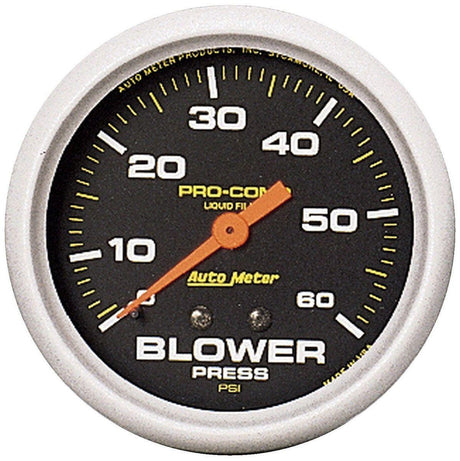 AutoMeter Pro-Comp Series Blower Pressure Gauge (AU5402) AU5402