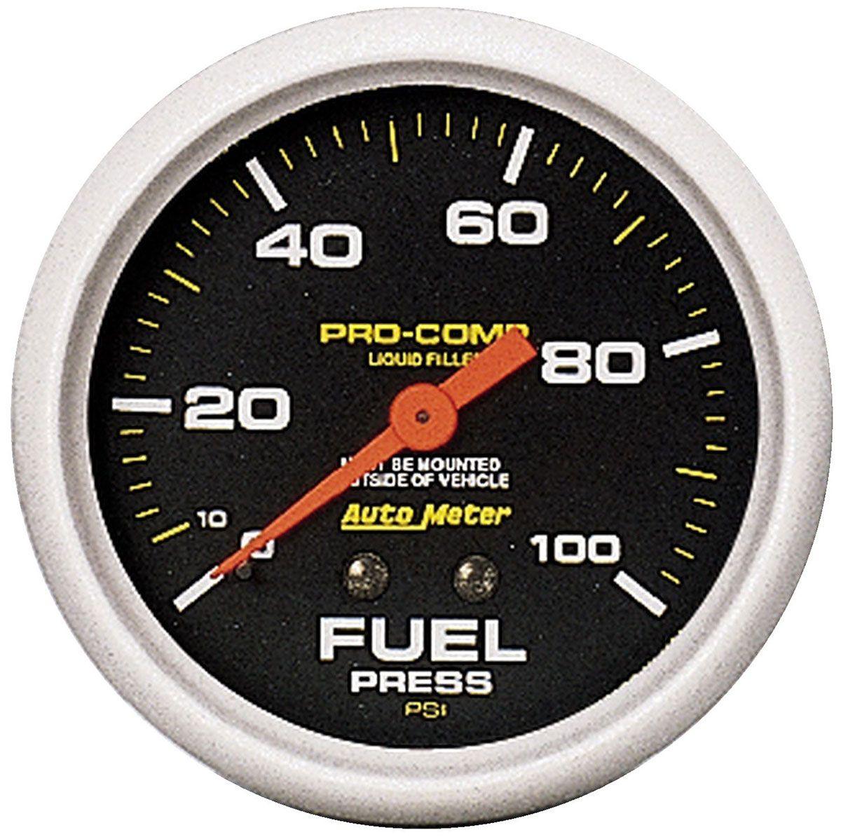 AutoMeter Pro-Comp Series Fuel Pressure Gauge (AU5412) AU5412