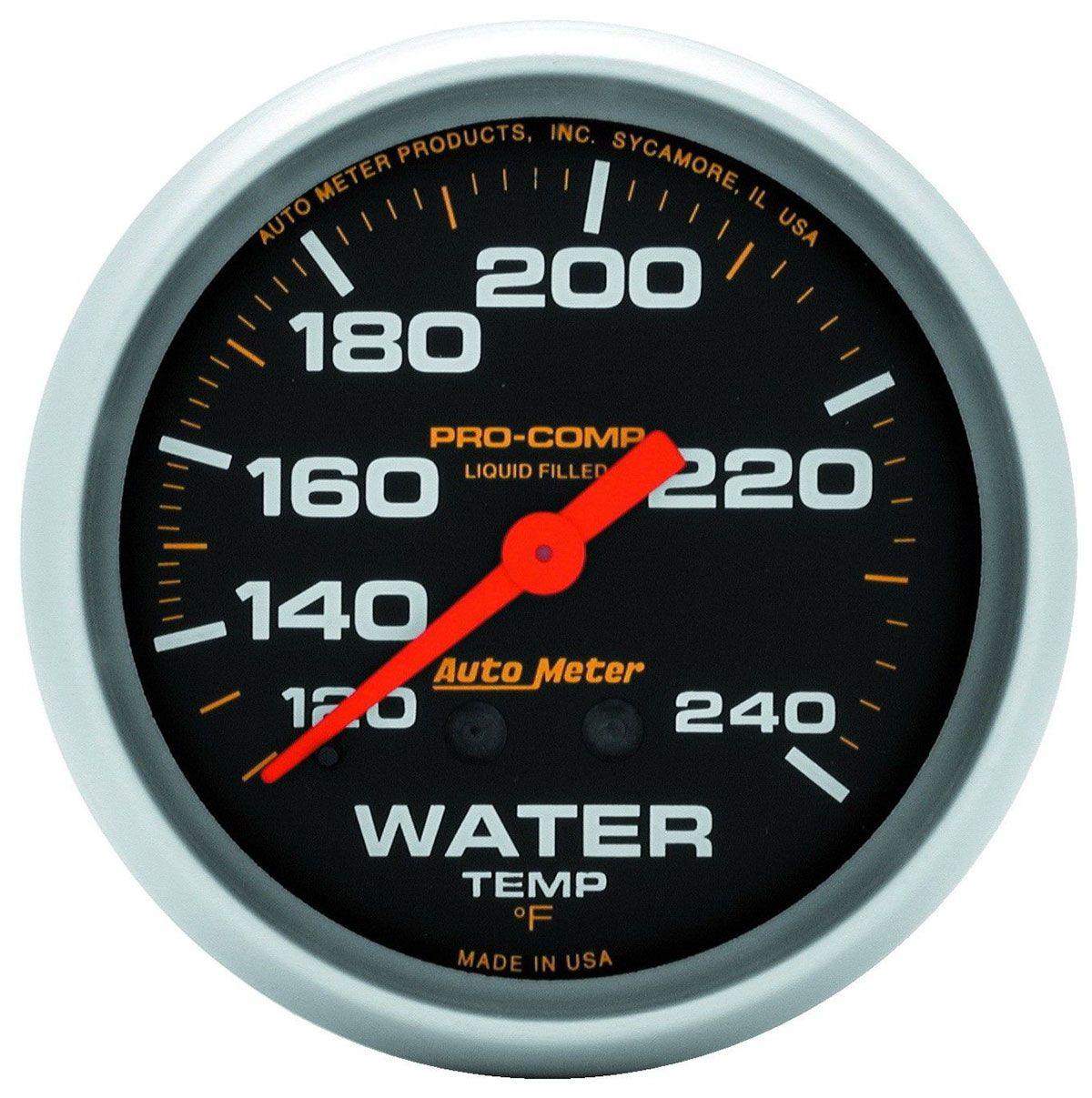 Autometer Pro-Comp Series Water Temperature Gauge (AU5433) AU5433