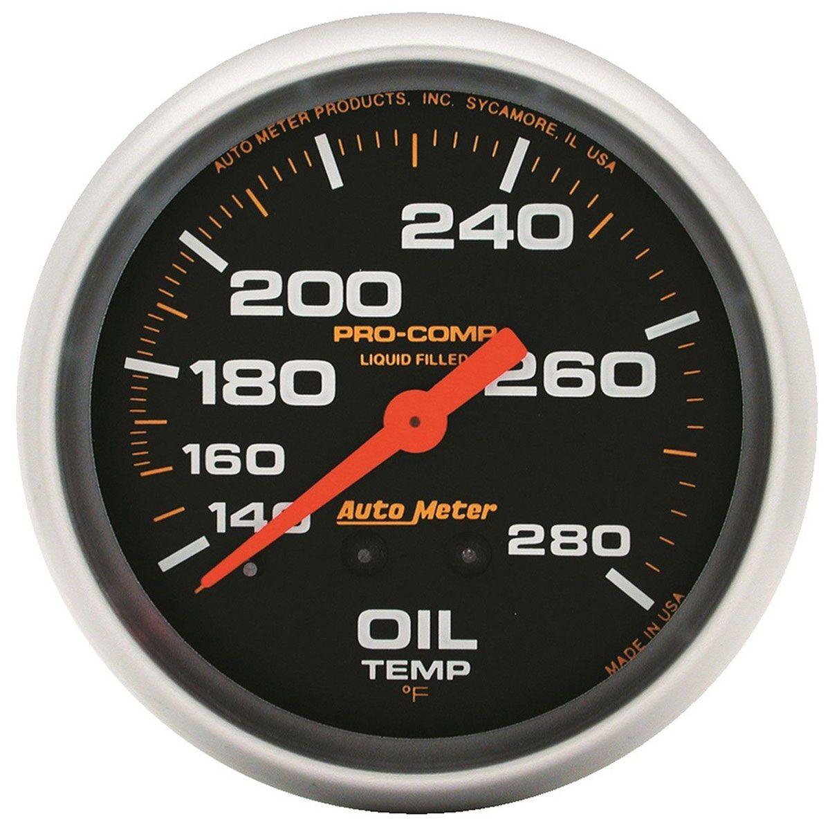AutoMeter Pro-Comp Series Oil Temperature Gauge (AU5441) AU5441