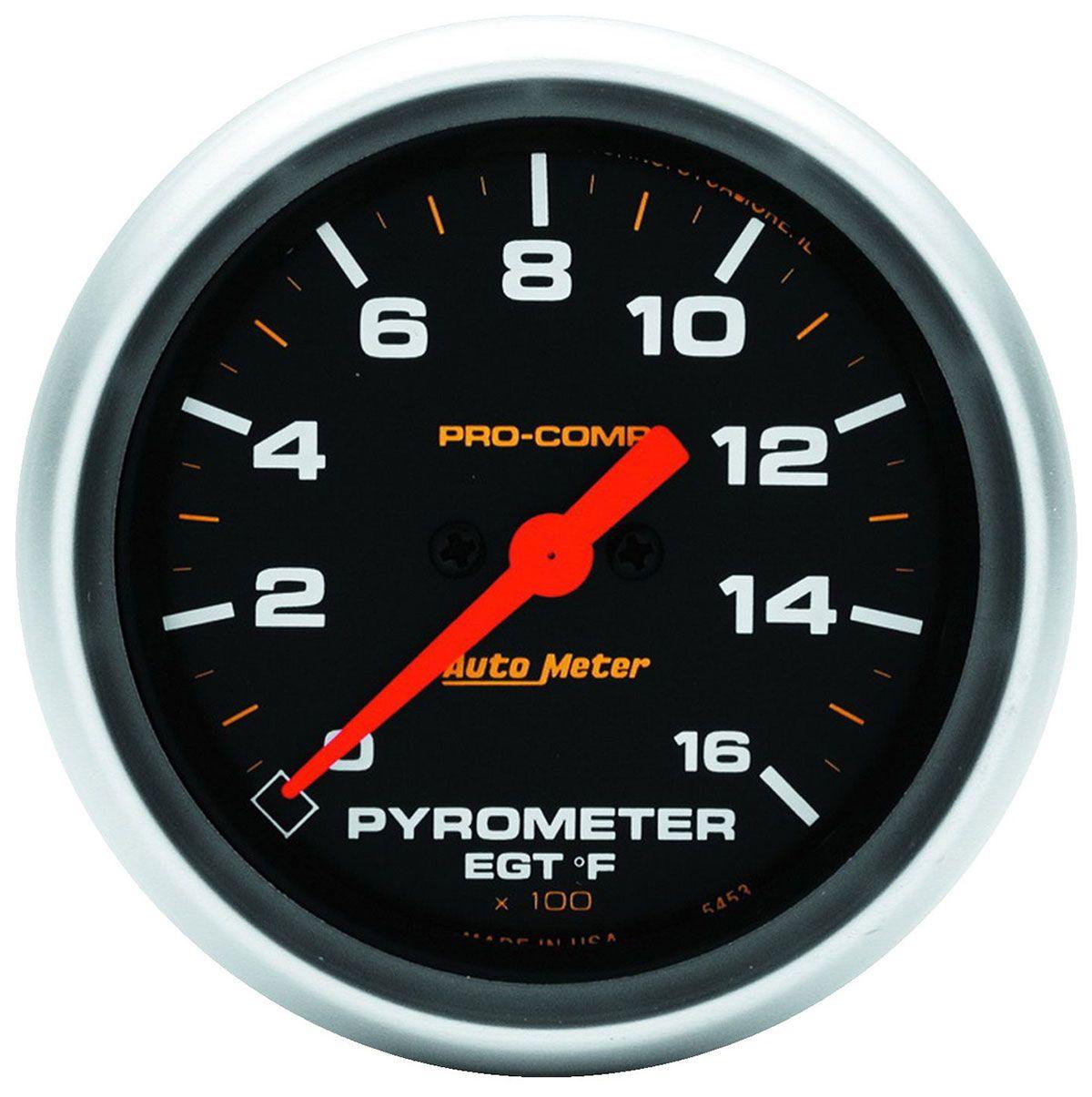 Autometer Pro-Comp Series Pyrometer Gauge (AU5444) AU5444