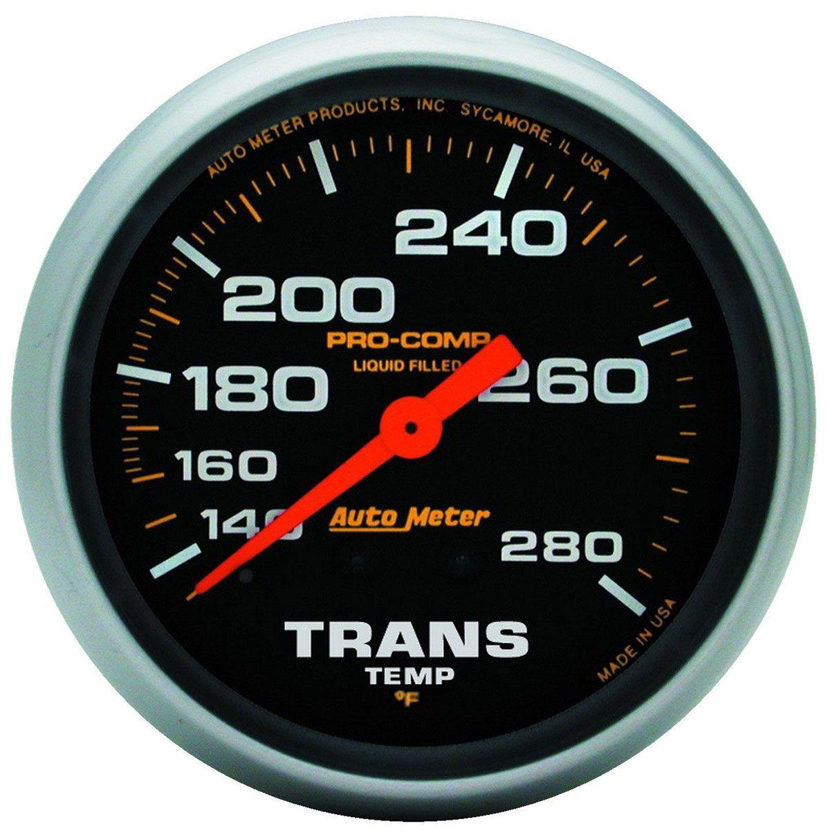 AutoMeter Pro-Comp Series Transmission Temperature Gauge (AU5451) AU5451