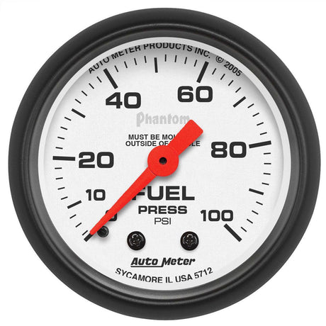 AutoMeter Phantom Series Fuel Pressure Gauge (AU5712) AU5712