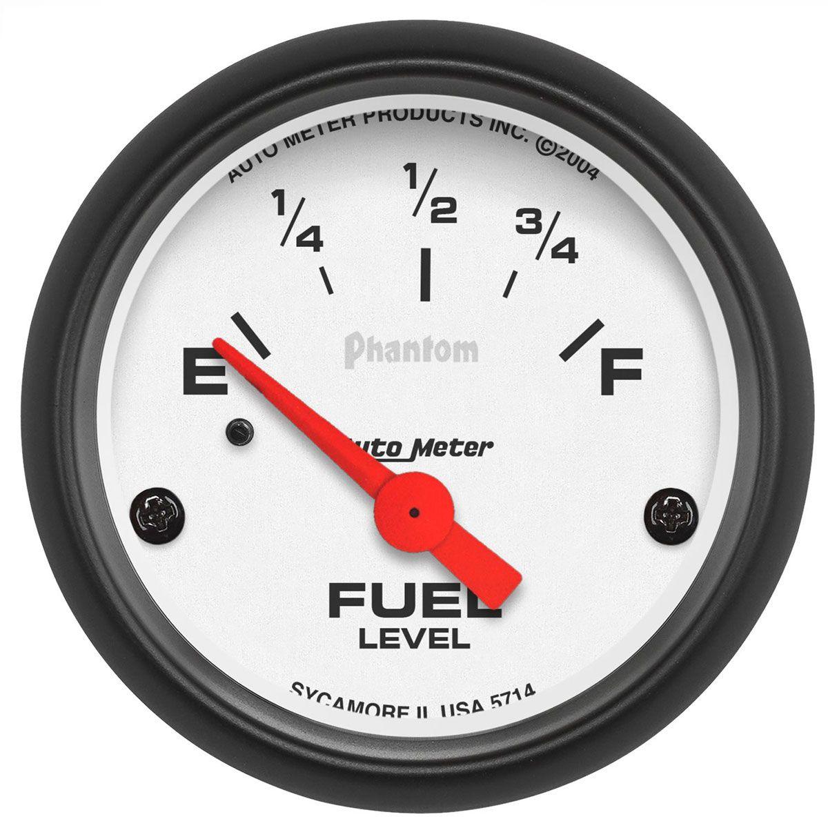 AutoMeter Phantom Series Fuel Level Gauge (AU5714) AU5714